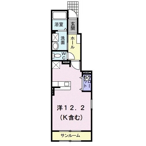 アンダンテ　IIの間取り