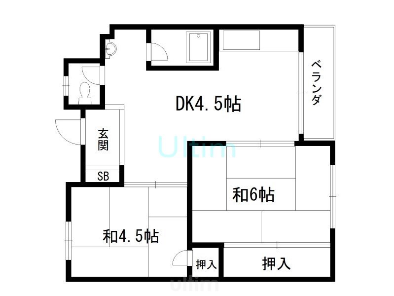 リエス西院の間取り