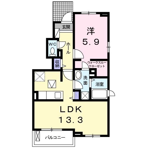 リマージュ・ＫIIIの間取り