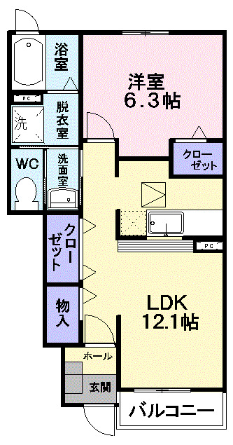 ボニ トＢの間取り