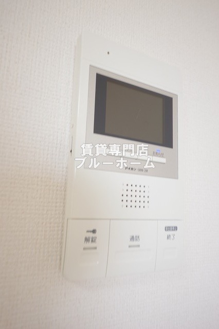 セキュリティ　モニター付きインターホン！