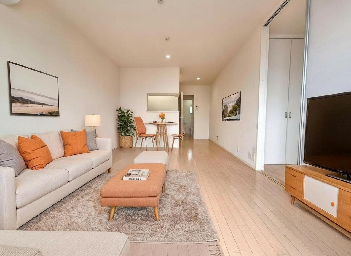 居室・リビング　※CG家具の為実際は家具・家電は付きません。