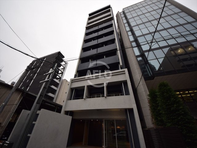 建物外観　スワンズシティ心斎橋ルーノ　スタイリッシュな外観