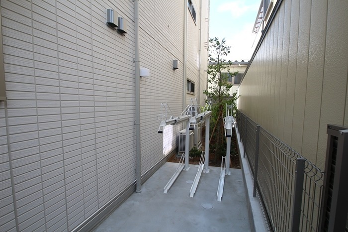 駐車場　駐輪場です