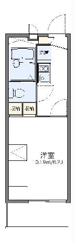 レオパレス要の間取り写真