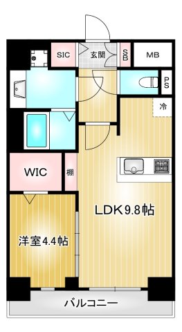 プレサンス丸の内アドブルの間取り