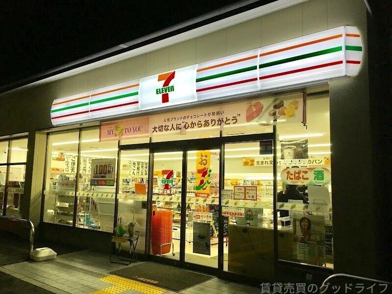 コンビニ　セブンイレブン京都白川通上高野店（コンビニ）まで168m