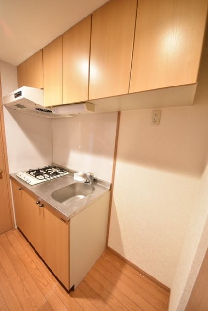 キッチン　2口コンロのシステムキッチンです