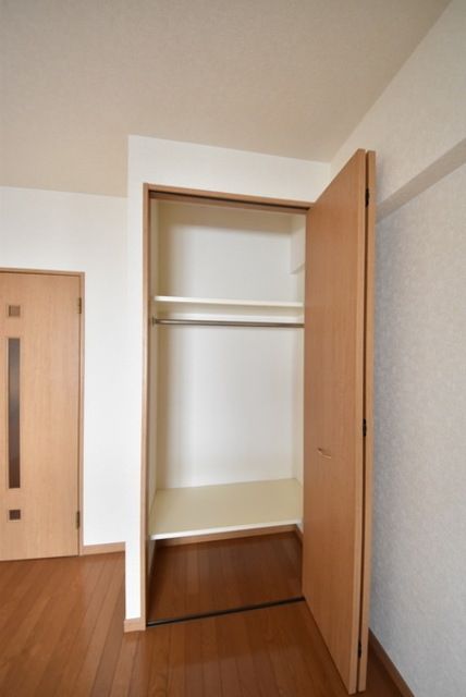収納　荷物はここにしまえます