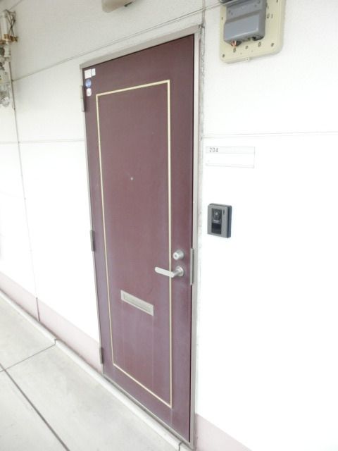 セキュリティ　インターホン付で安心です