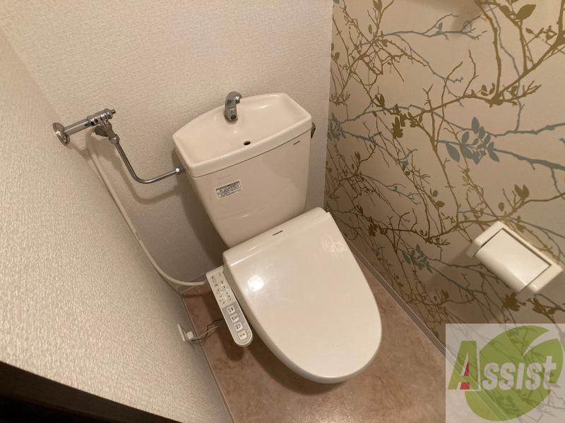 トイレ　トイレになります。清潔感があっていいですね。
