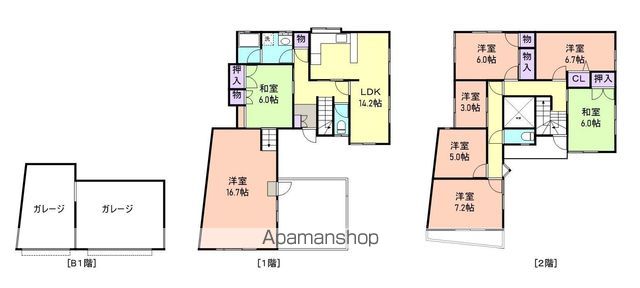 府中92-2一戸建の間取り写真