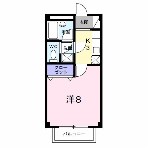 コーポライフながまちの間取り写真