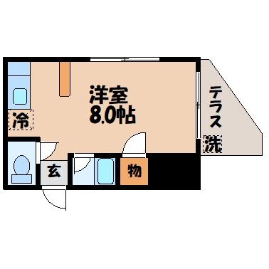 リバーサイド岩屋の間取り写真