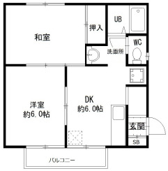メゾンブランの間取り写真