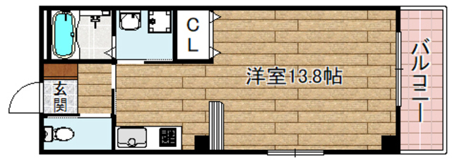 ヴァンベール大川の間取り写真