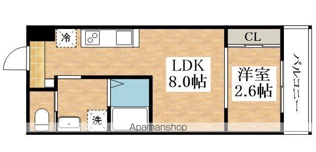 リアコート北田辺IIの間取り写真
