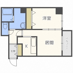 レフィナード北12条の間取り写真