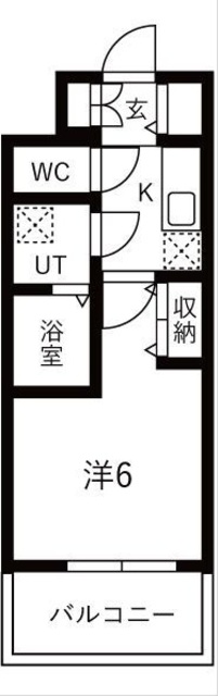 ＪＲ東西線 加島駅 徒歩5分 13階建 築2年の間取り写真