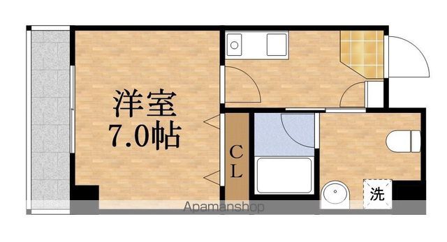 地下鉄谷町線 都島駅 徒歩7分 7階建 築6年の間取り写真