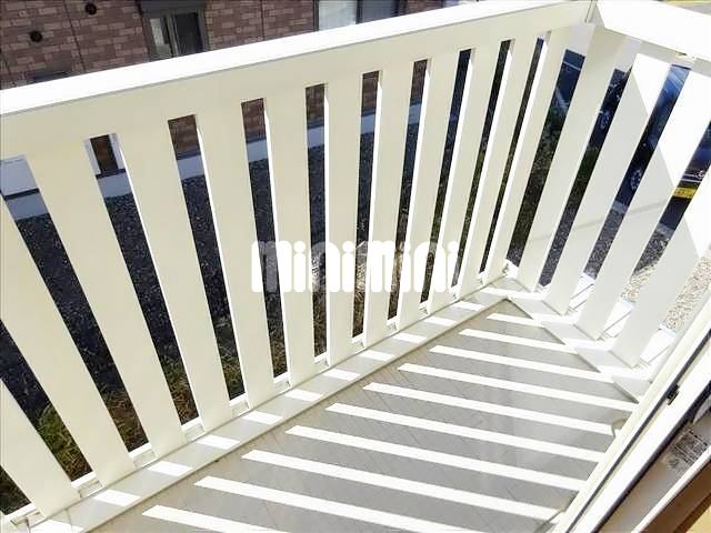 バルコニー　室内洗濯機置き場