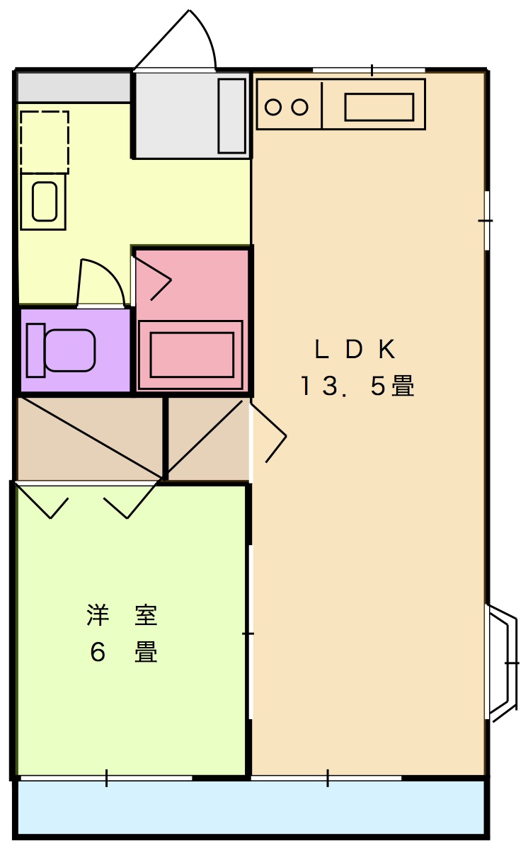カーサグレイスの間取り