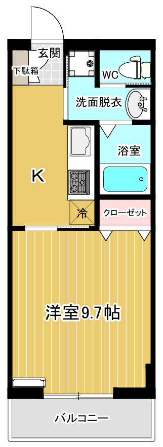 プチグランデ春日の間取り