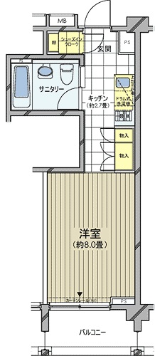 カスタリア麻布十番七面坂の間取り