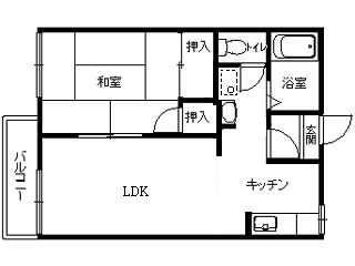 メゾン白藤の間取り