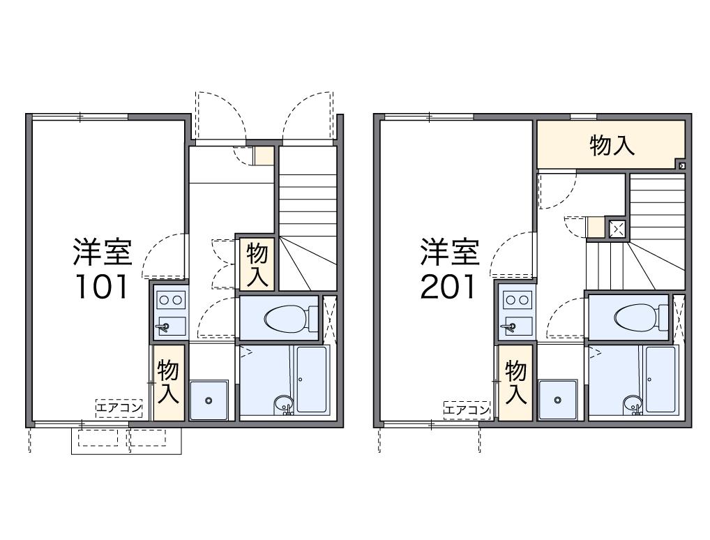 レオネクストピース　Ｋの間取り