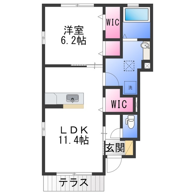 ハピネス泉ヶ丘の間取り