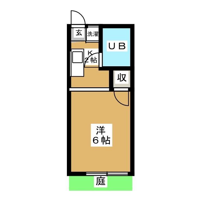 東京都目黒区中央町２（アパート）の賃貸物件の間取り