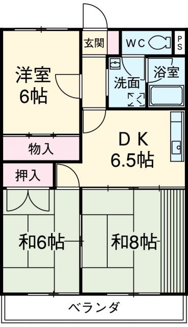 ツトムマンションの間取り