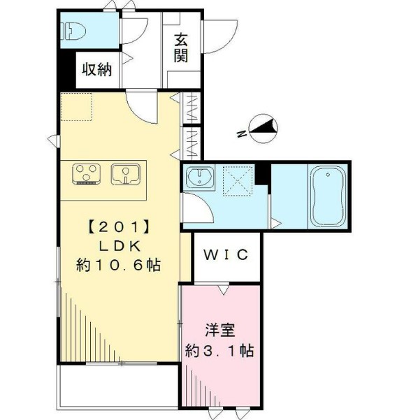 カーサ クレールの間取り