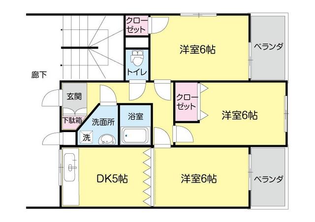 五島ビルの間取り