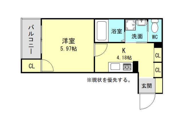 Ｃｈａｌｅｕｒ春日の間取り