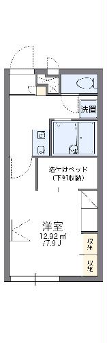 レオパレスｆｌｏｒａIIIの間取り