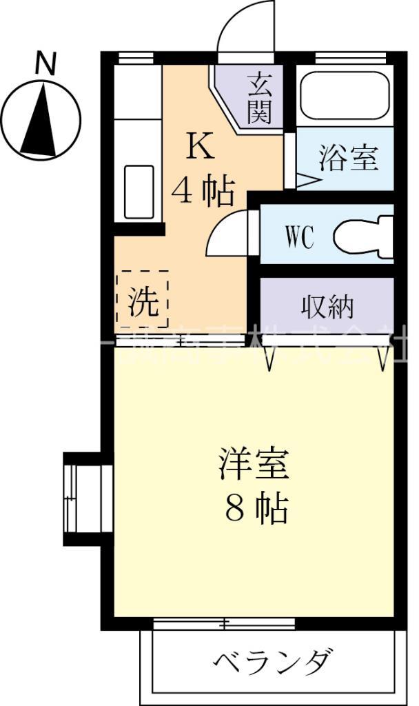 エルセゾン・西原の間取り