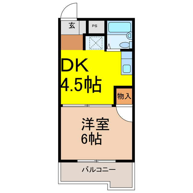 古河市幸町のマンションの間取り