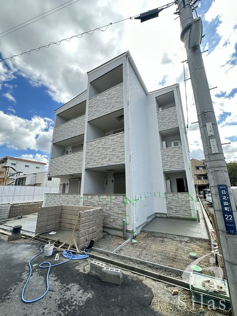 【寝屋川市日之出町のアパートの建物外観】