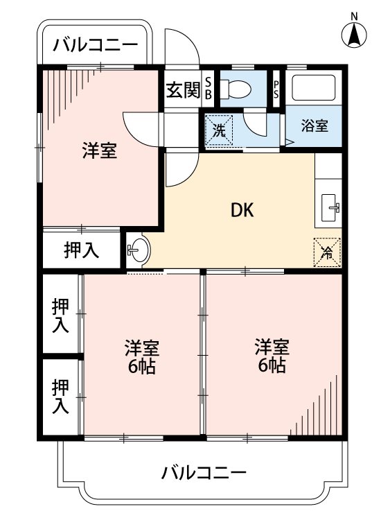 メゾン坪井の間取り