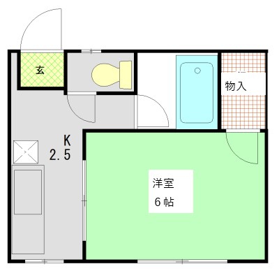 若林ハイツの間取り