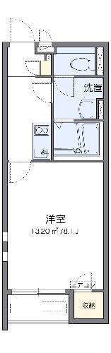 クレイノＷａｖｅＩｍｐａｃｔIIIの間取り