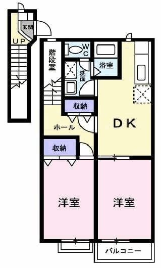 【高砂市阿弥陀町北池のマンションの間取り】