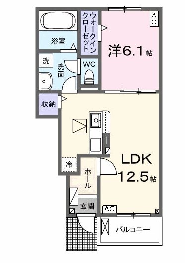 サン＆ムーン　IIの間取り