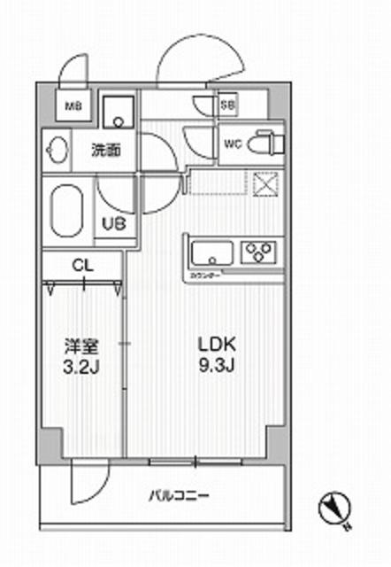 墨田区東向島のマンションの間取り