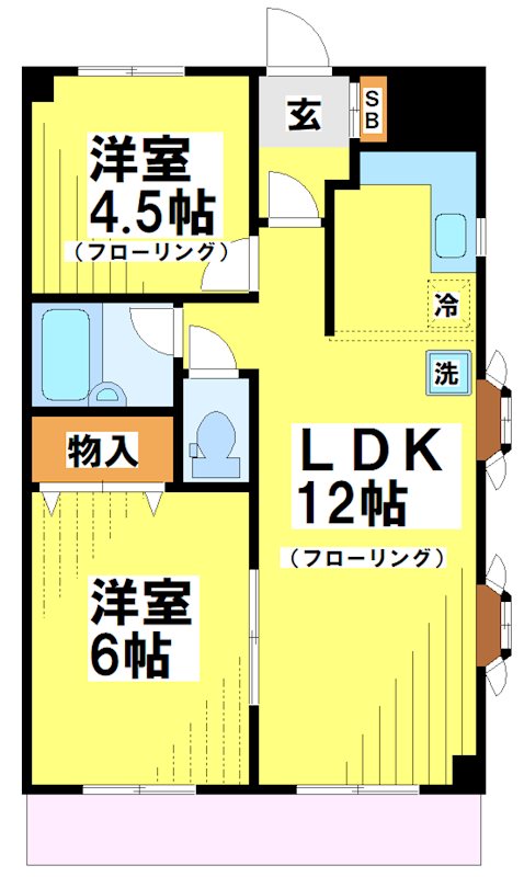 ハイム菊野台の間取り