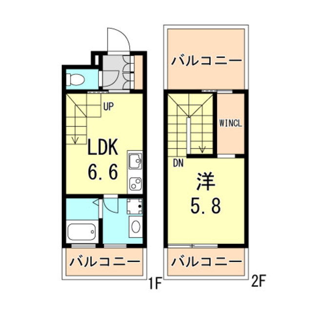 ＬＥＧＡＬＡＮＤ甲南山手の間取り