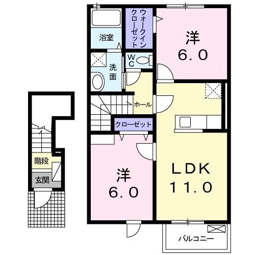 フェリーチェ　Iの間取り