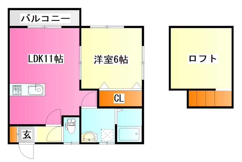 シャロム後藤寺の間取り